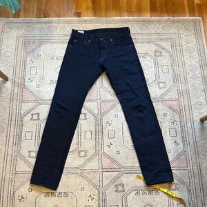 Oni 622-14BLK "Indigo Black" 14oz Selvedge Denim - Relaxed Tapered Fit (size 32)